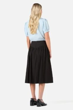 Nell Gathered Yoke Skirt -Sway & Shine Fashion Sales Store PGFZ061 001 14