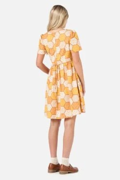 Patchwork Sleeved Mini Dress -Sway & Shine Fashion Sales Store PGFZ122 025 23