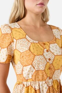 Patchwork Sleeved Mini Dress -Sway & Shine Fashion Sales Store PGFZ122 025 24