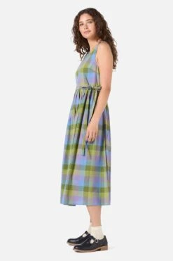 Maxine Check Midi Dress -Sway & Shine Fashion Sales Store PGFZ175 031 22