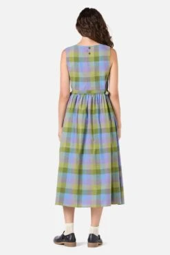 Maxine Check Midi Dress -Sway & Shine Fashion Sales Store PGFZ175 031 23